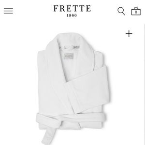 Frette 1860 brand new velour bathrobe size S